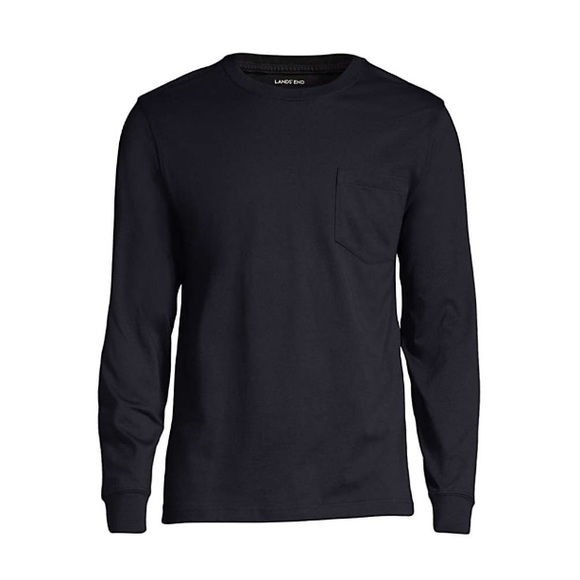 NWT Lands End | Men's Tall T-Shirt with Pocket - Picture 2 of 5